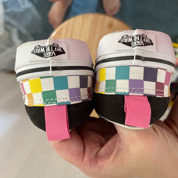 Children's Vans Rainbow Slides and Old school - Picture 7 of 9